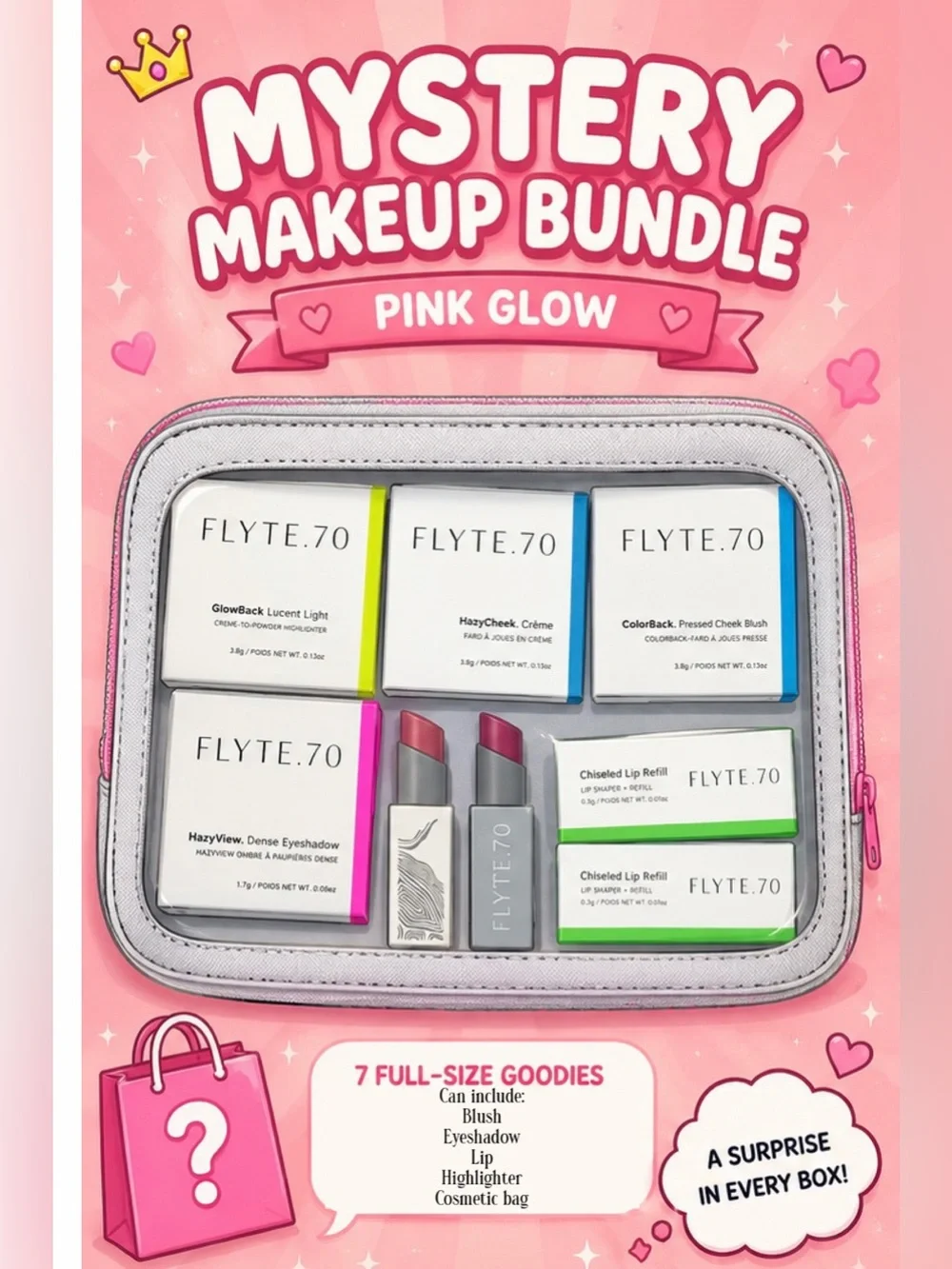 Flyte 70 makeup 7pcs bundle - Picture 2 of 12